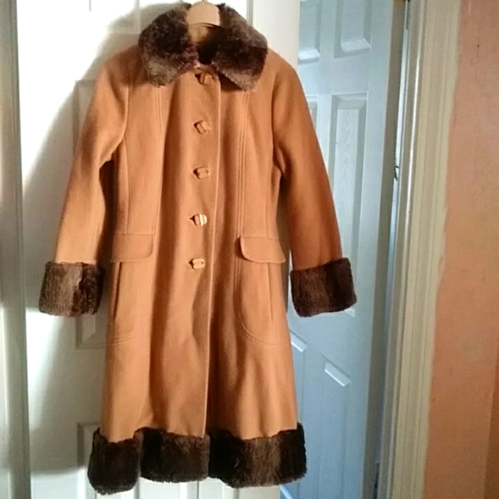 Vintage ultima taylored by mr vincent  100 % cashmere coat